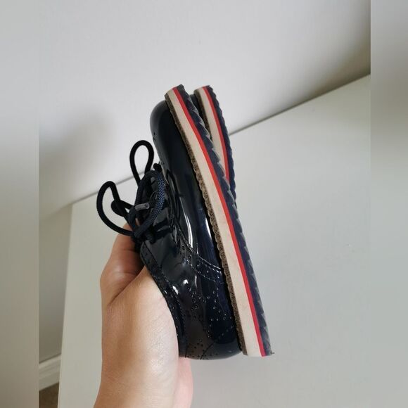 Zara baby Leather oxfords shoes size 25 / toddler 9 - Picture 4 of 6